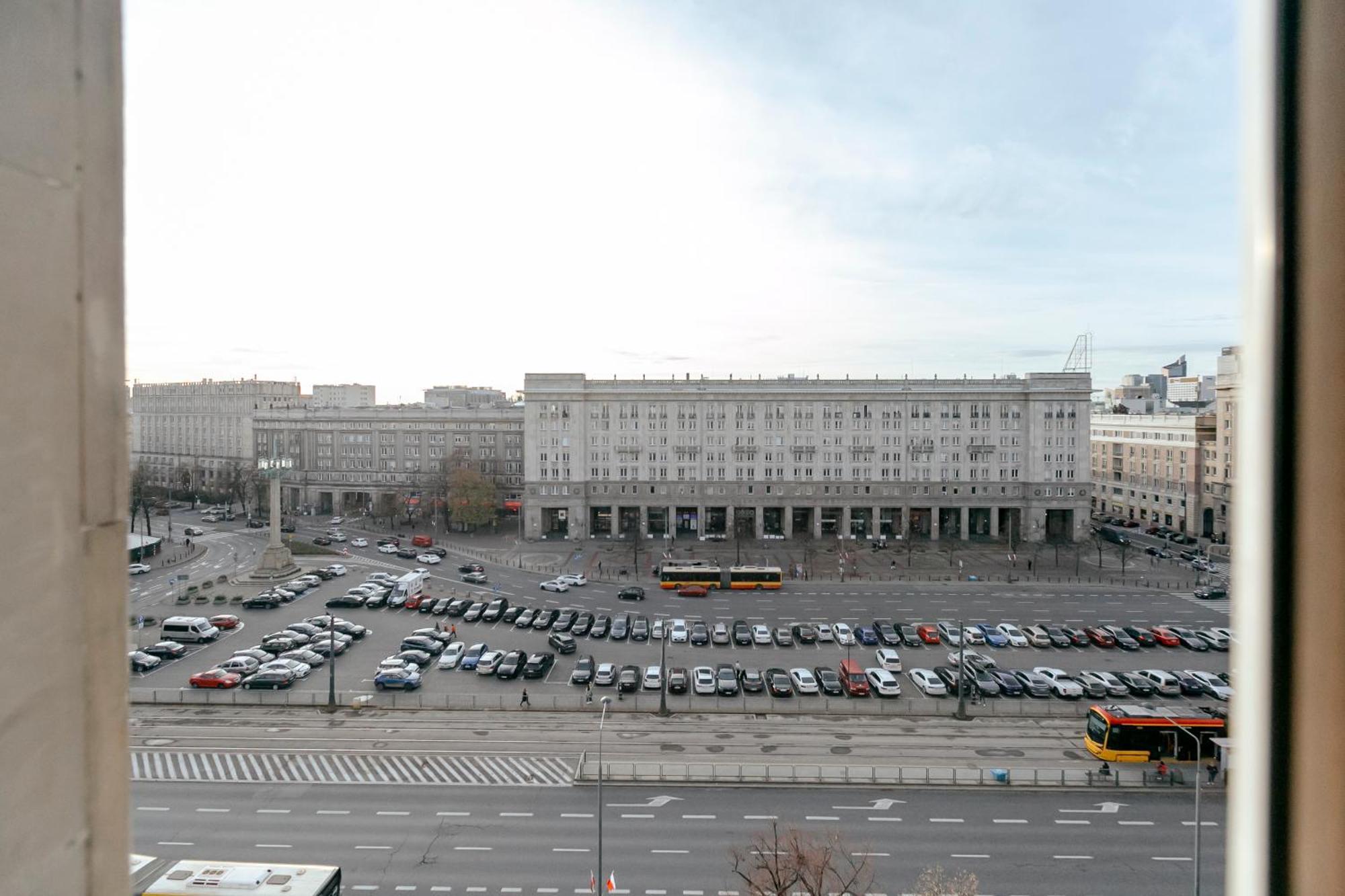 Plac Konstytucji 6 Orange - Apartament Dla 4 Osob - Bezplatny Parking - Free Parking - Piekny Widok Na Panorame Warszawy ワルシャワ エクステリア 写真