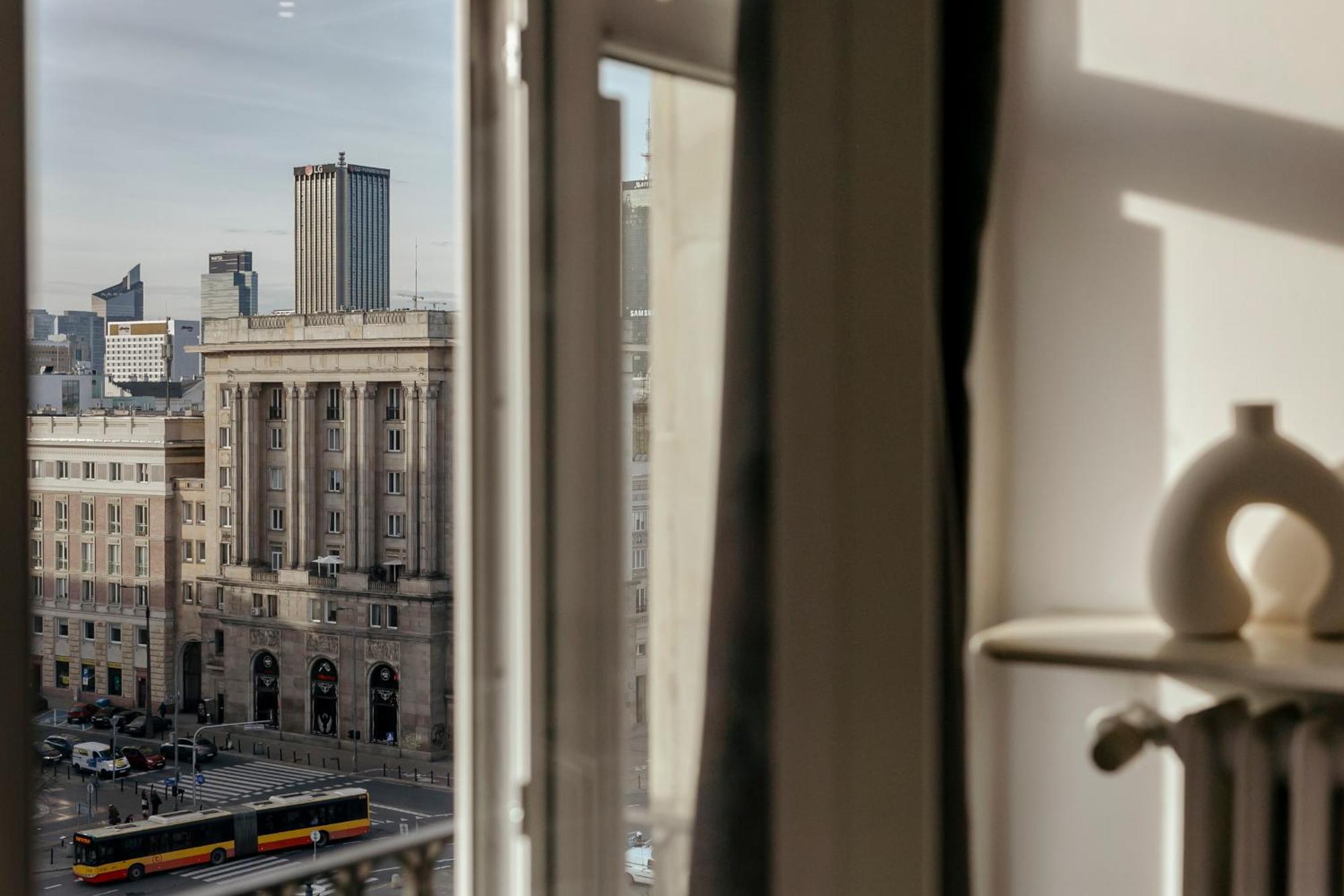 Plac Konstytucji 6 Orange - Apartament Dla 4 Osob - Bezplatny Parking - Free Parking - Piekny Widok Na Panorame Warszawy ワルシャワ エクステリア 写真